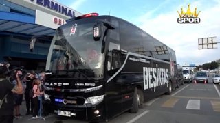 Beşiktaş kafilesi Trabzon'a geldi