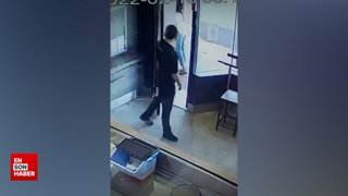 Sipariş ettiği pizzalarla yere düşen kadın