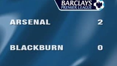 Arsenal : 2  Blackburne: 0