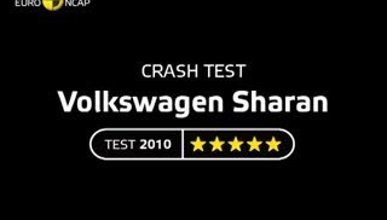 VW Sharan EuroNcap çarpışma testinden 5 yıldız aldı