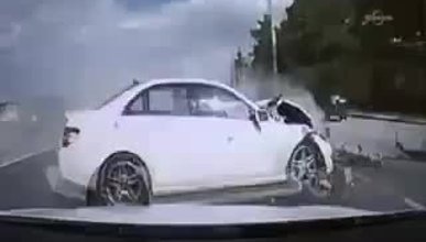 Afyon'daki trafik kazası kamerada