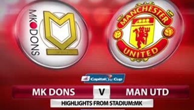 MK Dons - Manchester United (4-0) Özet HD