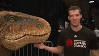 NBA oyuncularına dinozor şakası