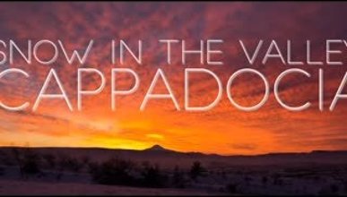 Karlar altındaki Kapadokya'nın eşsiz güzelliği - Timelapse