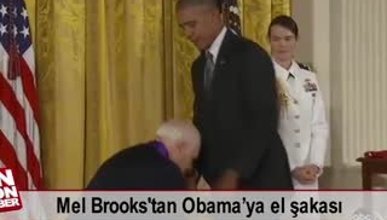 Mel Brooks'tan Obama’ya el şakası