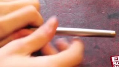 Dolma kalemden gizli bıçak yapımı