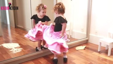 Küçük kızın flamenko tutkusu