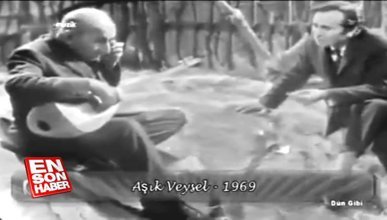 Aşık Veysel'ın 48 yıl önce TRT'de verdiği röportaj