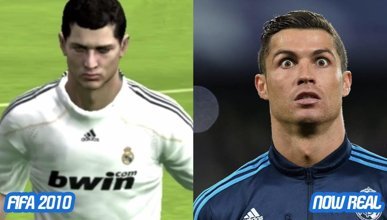 Cristiano Ronaldo'nun FIFA 2000'den 2017'ye değişimi