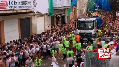 İspanya'da La Tomatina festivali