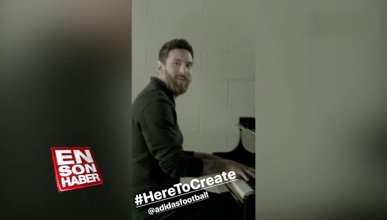 Messi, piyano çaldı