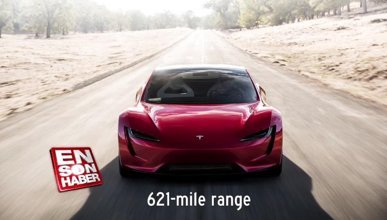 Tesla Roadster 100 km/s hıza 1.9 saniyede çıkabiliyor
