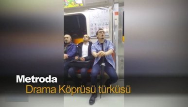Metroda Drama Köprüsü türküsü