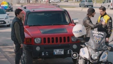 Çukur dizisinde Trafik Polisi sahnesi