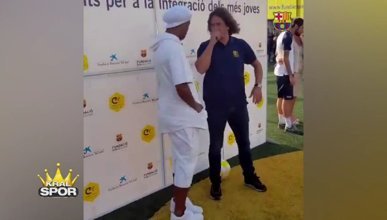 Ronaldinho, Puyol'u hazırlıksız yakaladı