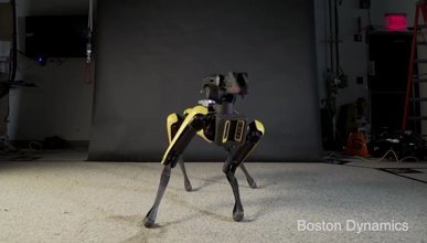 Robot köpek bu kez dans yeteneğini sergiledi