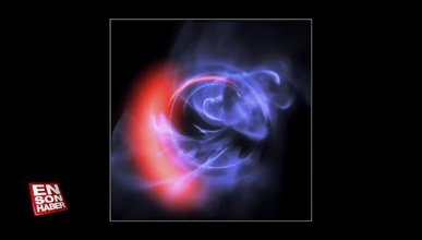 Samanyolu Galaksisi'nin merkezinde devasa bir kara delik görüntülendi