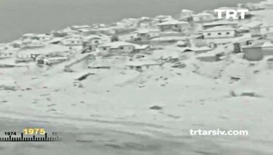 1975 Yılında Ankara'dan Kar Manzaraları