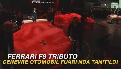 Ferrari F8 Tributo Cenevre Otomobil Fuarı’nda tanıtıldı