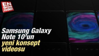 Samsung Galaxy Note 10'un yeni konsept videosu