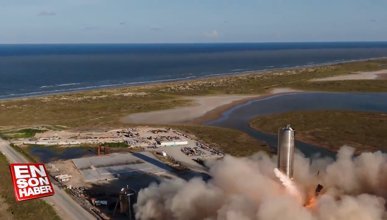 SpaceX'in Starship roketi böyle havalandı