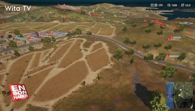 PUBG maçında Türkler hilal taktiğiyle Arapları yok etti