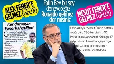Fatih Altaylı: Mesut Özil Fenerbahçe'ye gelmez
