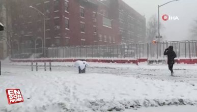 New York’ta kar fırtınası: Uçuşlar askıya alındı 