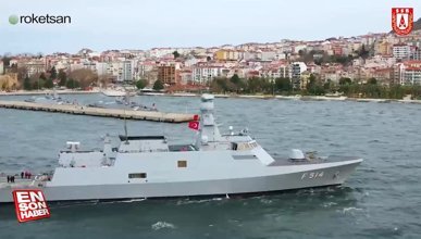 İlk milli gemisavar füzesi 'Atmaca' Sinop'ta test edildi