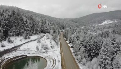 Karabük'te Mart ayında kar yağışı etkili oldu