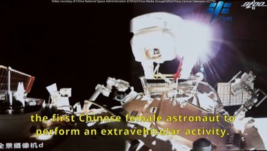 Çin'in taykonot ekibi uzay yürüyüşüne çıktı