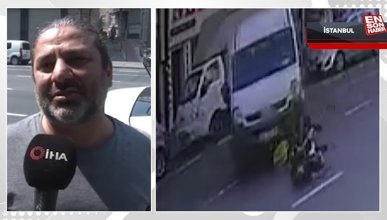 Fatih’te elektrikli scooter ile minibüs çarpıştı
