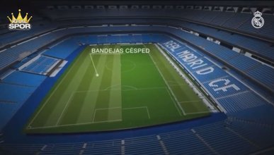 Real Madrid, Santiago Bernabeu'nun yeni halini tanıttı