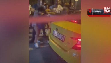 Melisa Döngel’in, Arnavutköy’de sokak ortasında kavga ettiği anlar