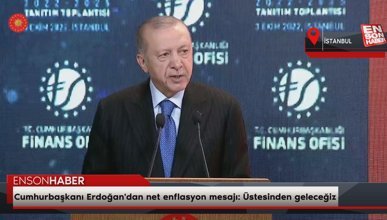 Cumhurbaşkanı Erdoğan'dan net enflasyon mesajı: Üstesinden geleceğiz