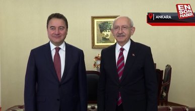 Ali Babacan, Kemal Kılıçdaroğlu'nu ziyaret etti