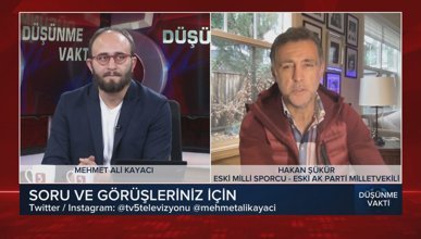 FETÖ firarisi Hakan Şükür TV5 yayına katıldı