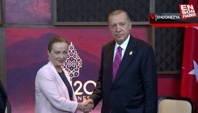 Cumhurbaşkanı Erdoğan ve Giorgia Meloni ilk kez görüştü