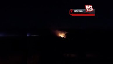 Arnavutköy’de madde bağımlılarının yaktığı ateş ormanlık alana sıçradı