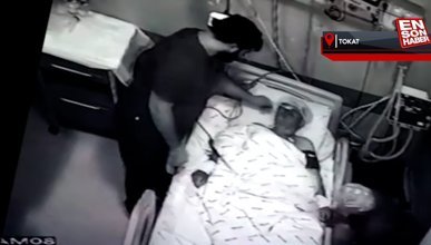 Tokat'ta bir özel hastanede hemşirelerden felçli hastaya şiddet
