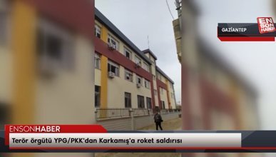 Terör örgütü YPG/PKK'dan Karkamış'a roket saldırısı