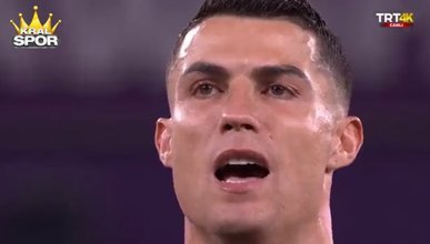 Cristiano Ronaldo, milli marş sırasında gözyaşlarını tutamadı