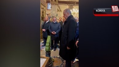 Cumhurbaşkanı Erdoğan'dan Mevlana Türbesi'nde Kur'an-ı Kerim tilaveti