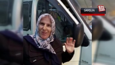 Samsun'da yerini unuttukları minibüsü polis buldu