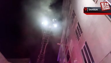 Samsun'daki yangında 20 kişi dumandan etkilendi
