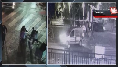 İstanbul'da eşine tokat atan adama meydan dayağı