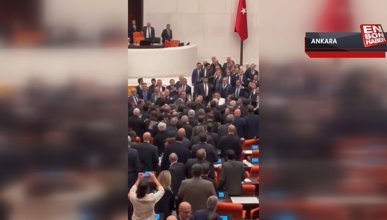 Süleyman Soylu'nun konuşmasının ardından Meclis karıştı
