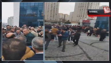 CHP'li Ataşehir Belediyesi'nde maaşlarını alamayan işçilerden protesto