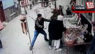 Eskişehir'deki bıçaklı saldırgan kamerada