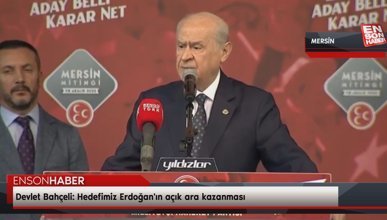 Devlet Bahçeli: Hedefimiz Erdoğan'ın açık ara kazanması